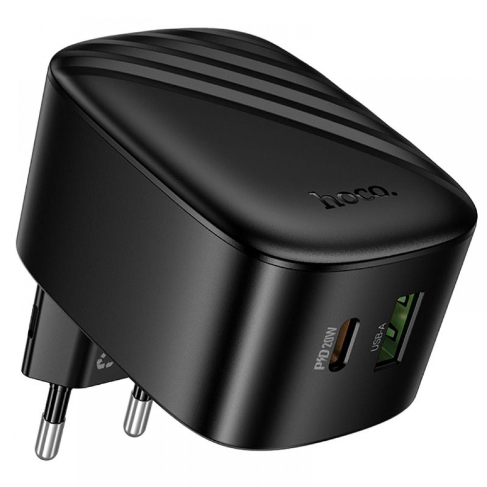 СЗУ Hoco CS101A Folding PD20W+QC3.0 (1USB-A/1C)