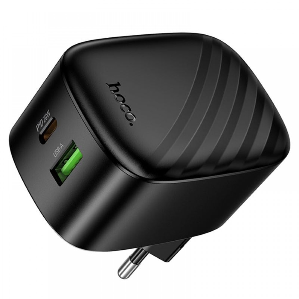 СЗУ Hoco CS101A Folding PD20W+QC3.0 (1USB-A/1C)