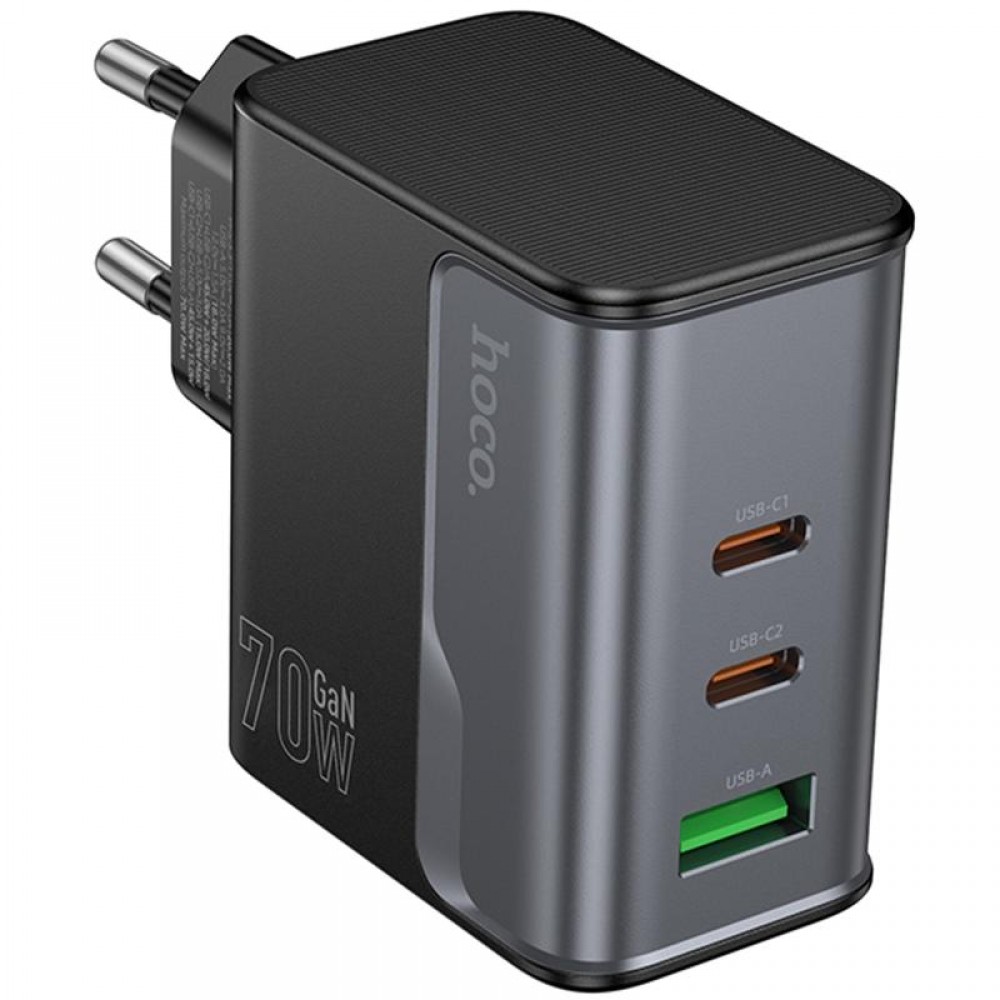СЗУ Hoco CS75A Star Speed PD70W+QC3.0 (1USB-A/2C)