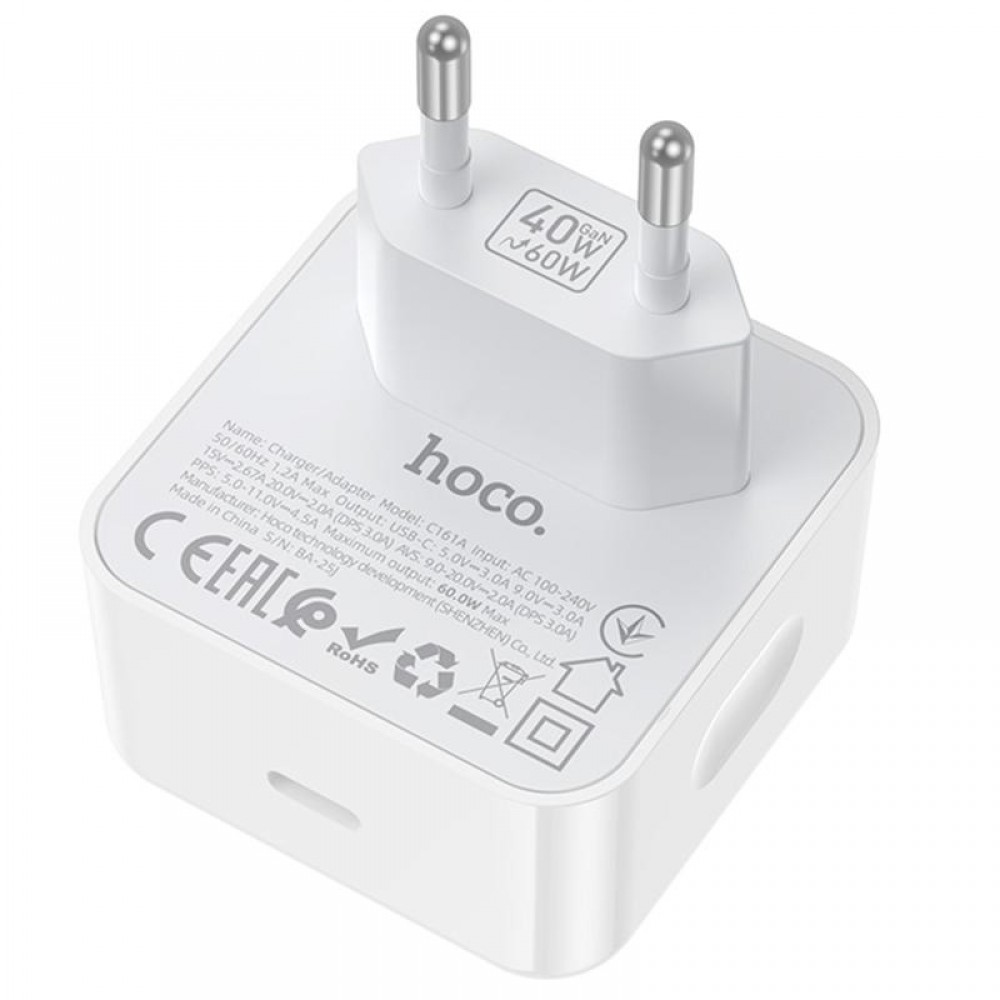 СЗУ Hoco C161A Speed PD40W (1USB-C)