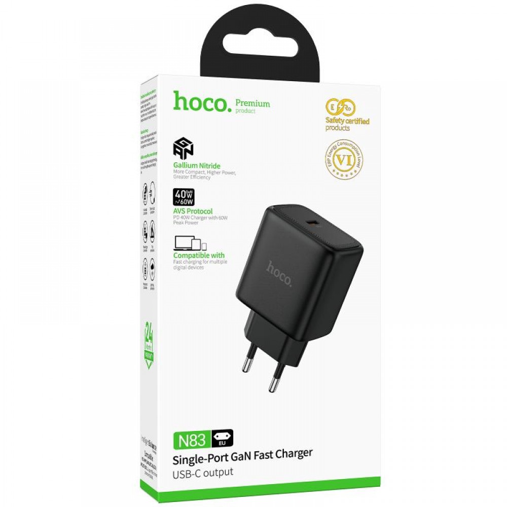 СЗУ Hoco N83 Profit PD40W (1USB-C) СЗУ Hoco N83 Profit PD40W (1USB-C)