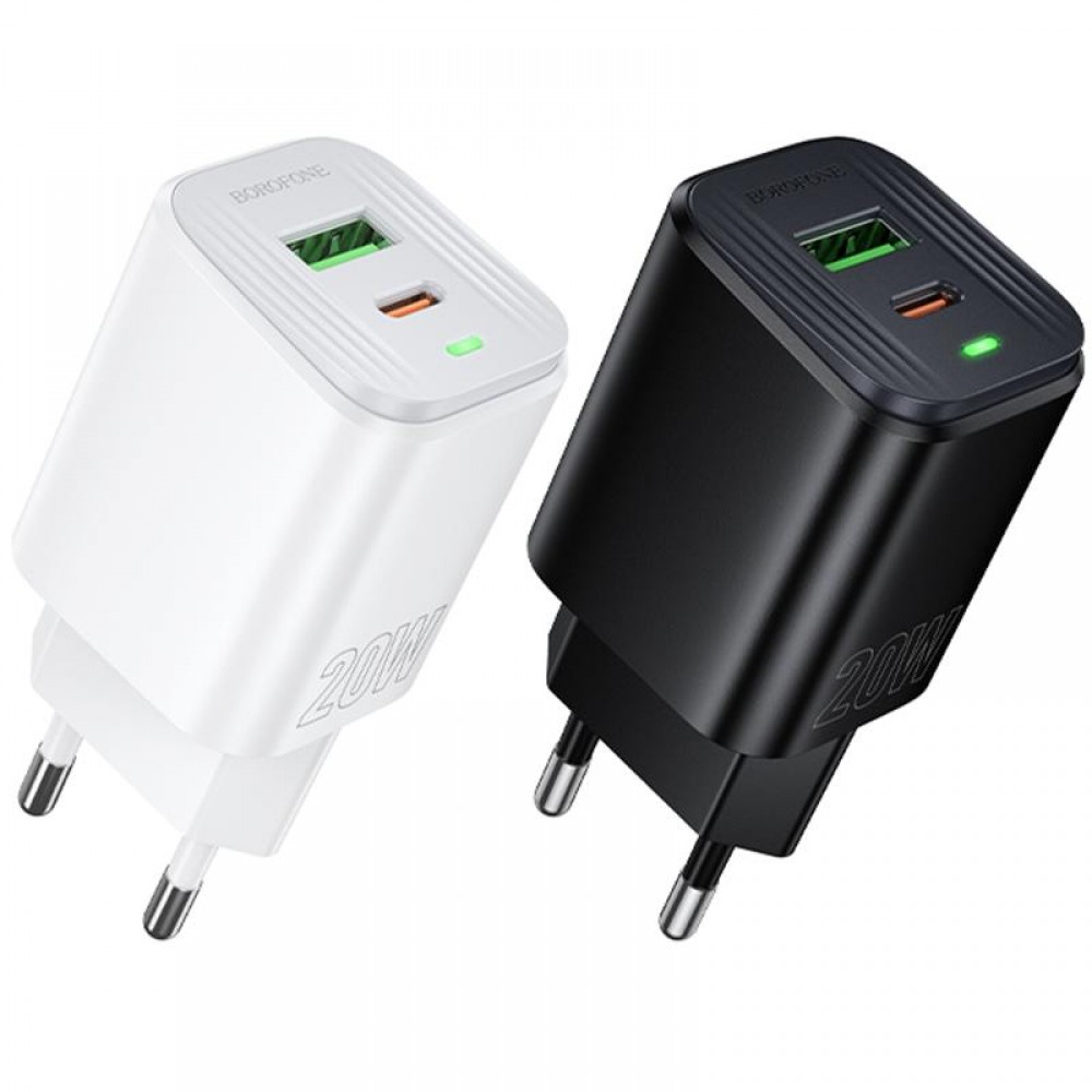 МЗП Borofone BAS83A Star PD20W+QC3.0 (1USB-A/1C)