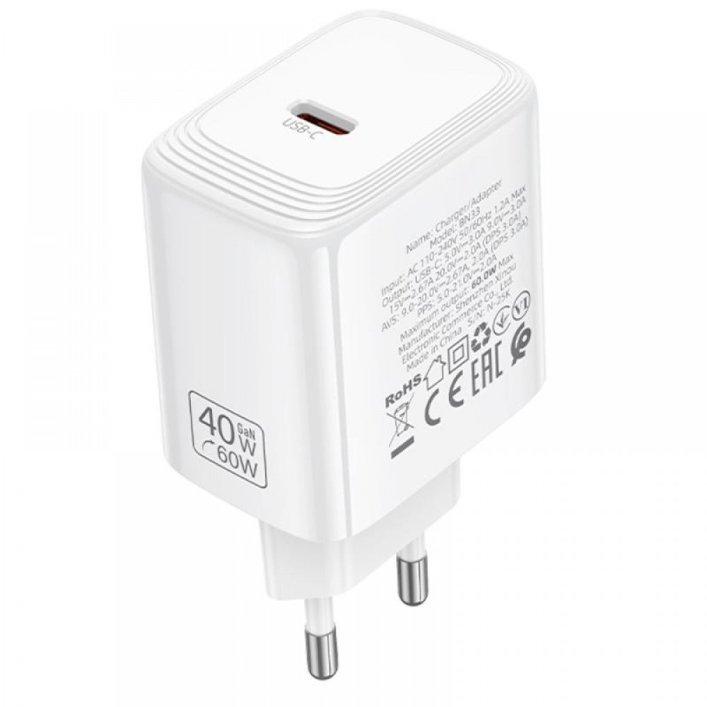 МЗП Borofone BN33 Fuente PD40W (1USB-C)
