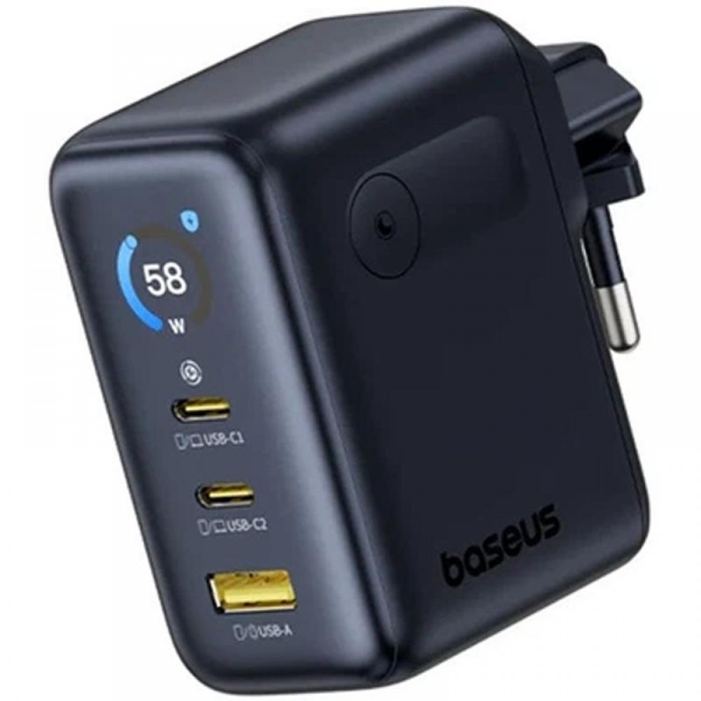 МЗП Baseus PicoGo AE21 Fast Charger 100W (1USB-A/2C) + кабель Type-C to Type-C (E0121B)