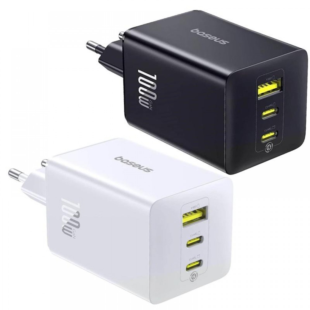 СЗУ Baseus EnerFill FE11 Fast Charger 100W (1USB-A/2C) (P101821)