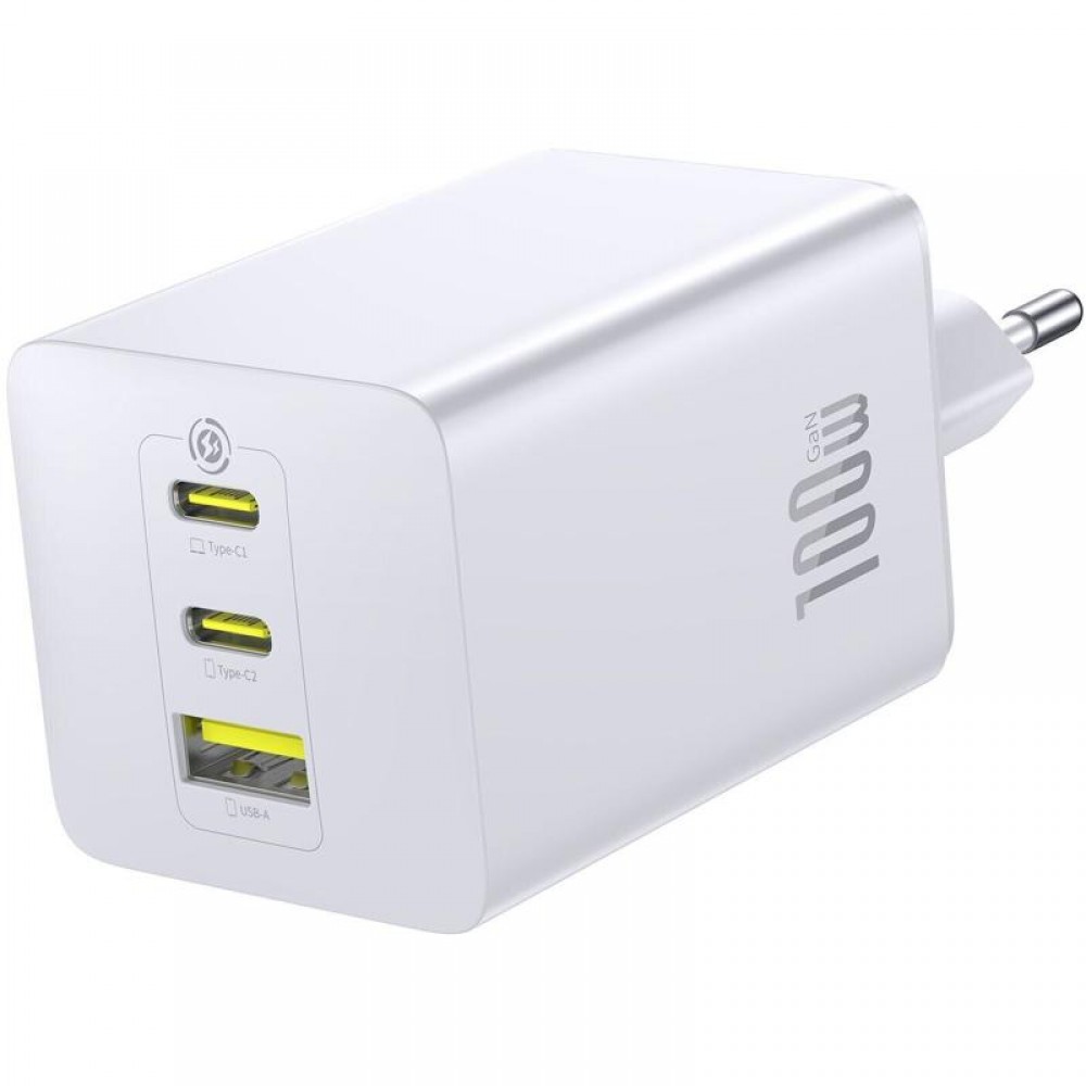 СЗУ Baseus EnerFill FE11 Fast Charger 100W (1USB-A/2C) (P101821)