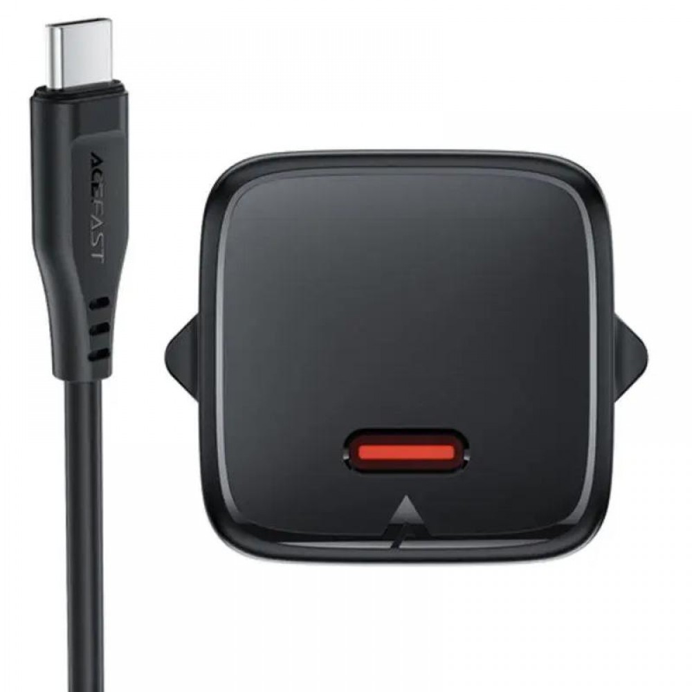 СЗУ Acefast A118 PD30W GaN (1USB-C) + кабель Type-C to Lightning