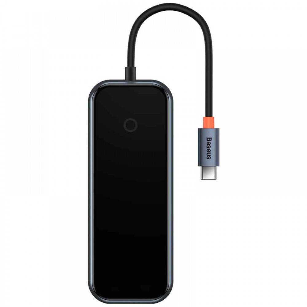 Перехідник Baseus Hub AcmeJoy 5-Port Type-C (HDMI*1+USB3.0*2+USB2.0*1+Type-C PD&Data*1) (WKJZ) Перехідник Baseus Hub AcmeJoy 5-Port Type-C (HDMI*1+USB3.0*2+USB2.0*1+Type-C PD&Data*1) (WKJZ)