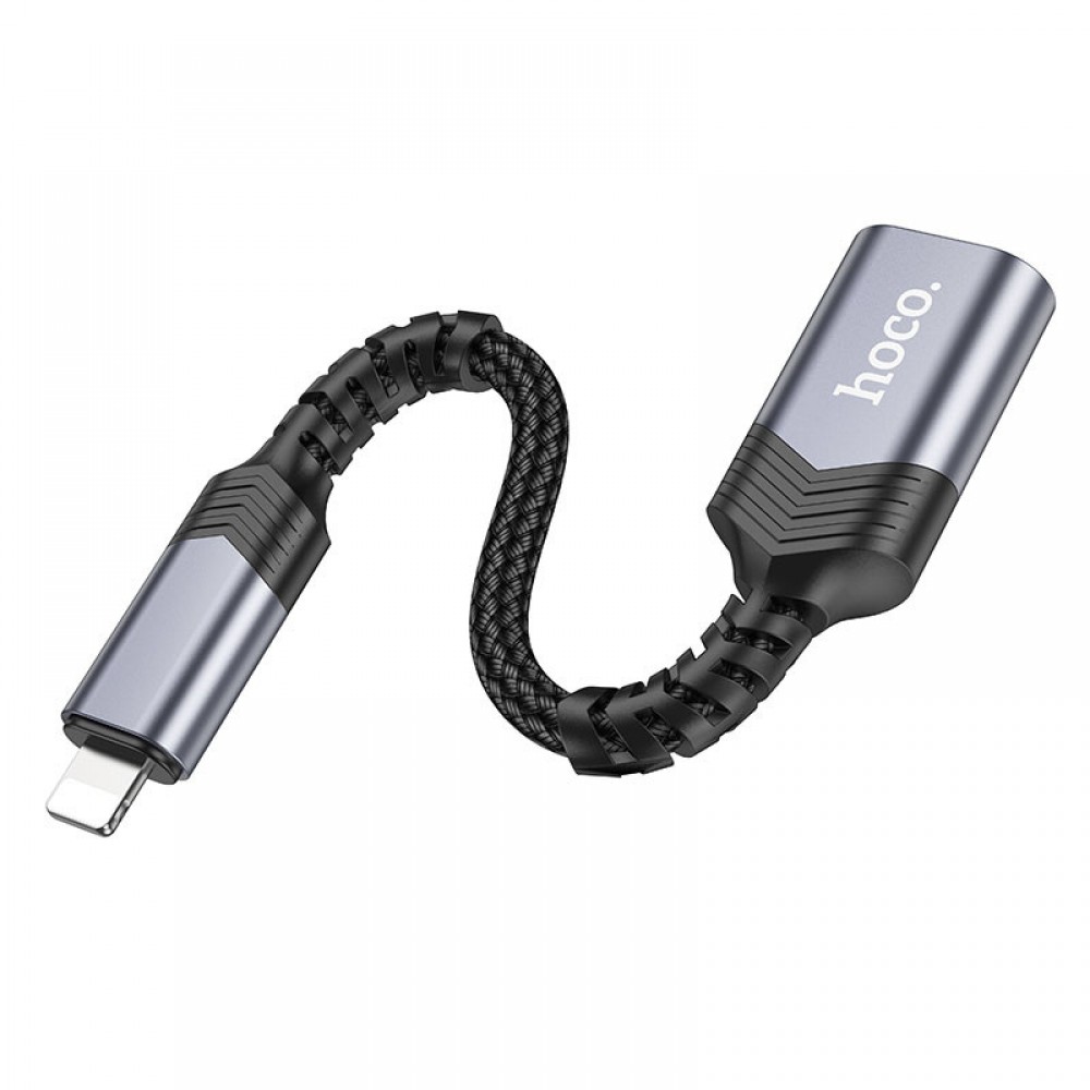 Перехідник Hoco UA24 Lightning male to USB female 2.0