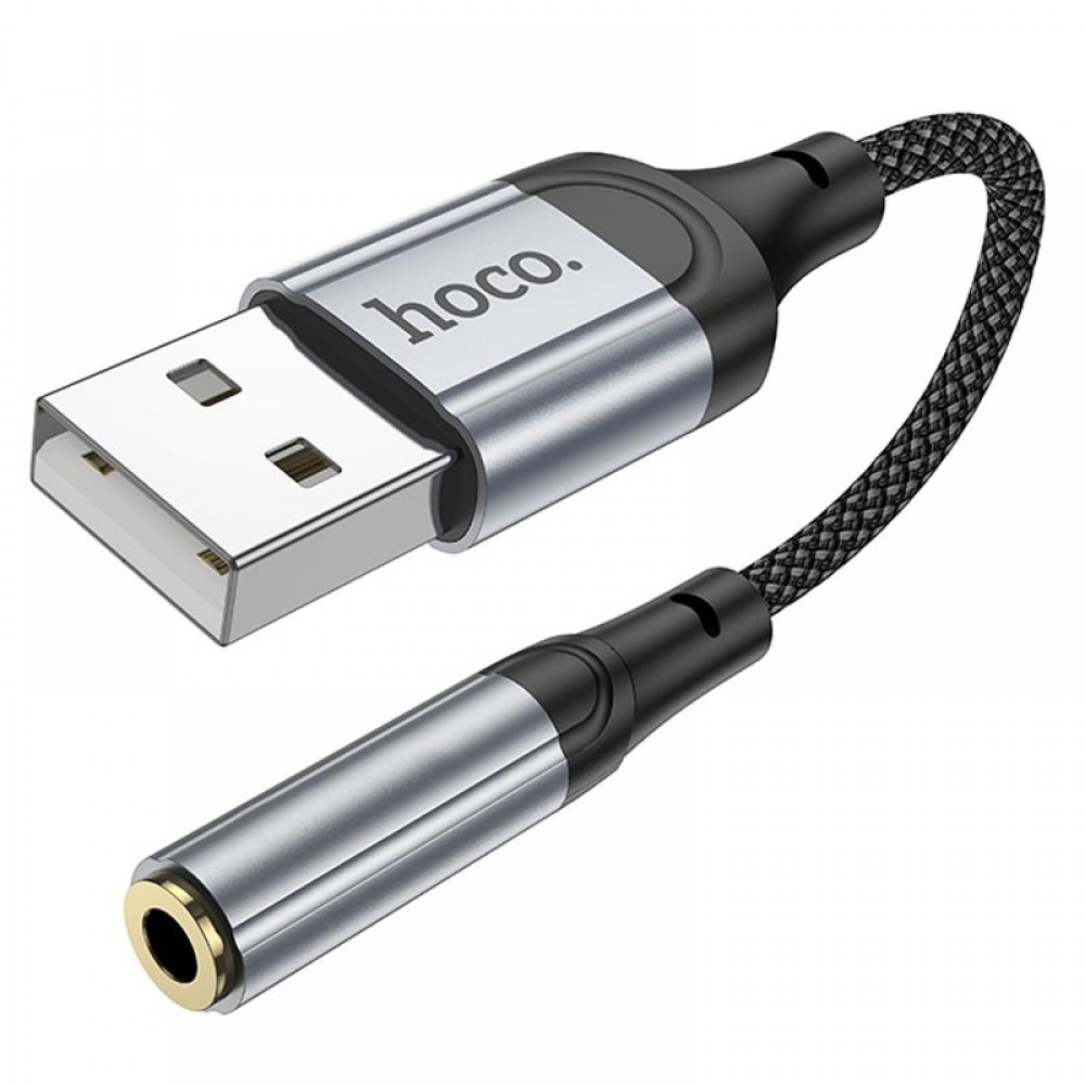 Перехідник Hoco LS36 Fresh USB to 3,5 AUX