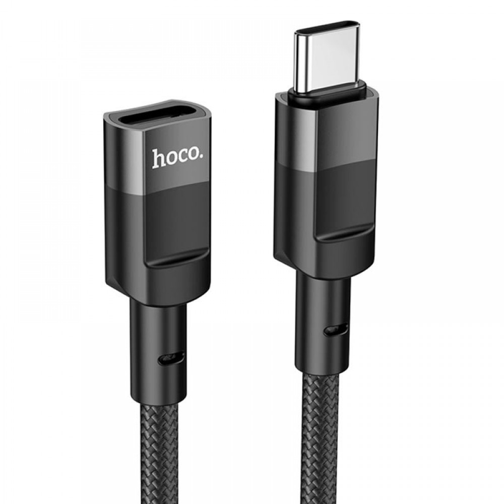 Перехідник Hoco U107 Type-C male to Type-C female USB2.0 (1.2m)