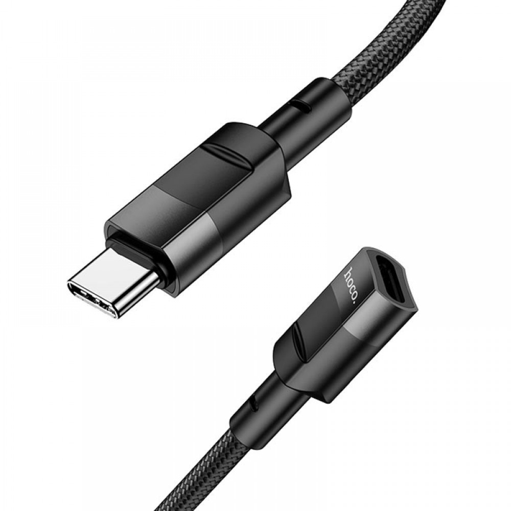 Перехідник Hoco U107 Type-C male to Type-C female USB2.0 (1.2m)