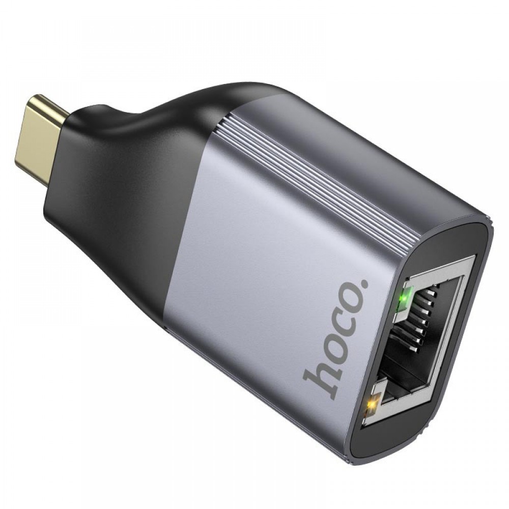Перехідник Hoco UA35 Type-C to RJ45