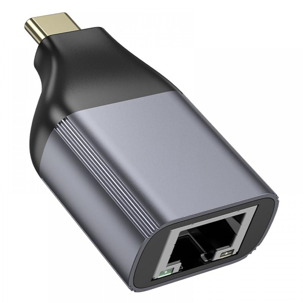 Перехідник Hoco UA35 Type-C to RJ45