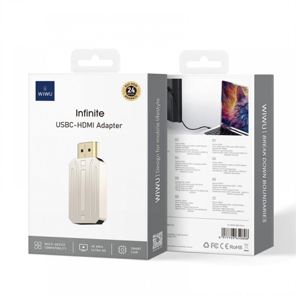 Перехідник WIWU Wi-HB004 Infinite USB-C to HDMI