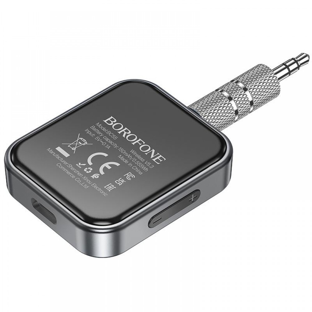 Bluetooth AUX аудіо ресивер/трансмітер Borofone BC55 Suave