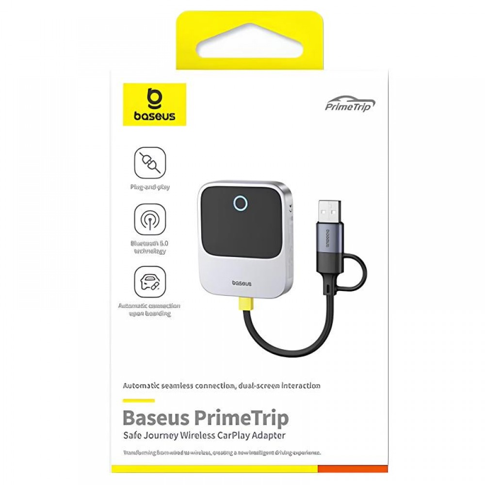 Адаптер Baseus SafeJourney Series OS Wireless CarPlay (C10745100813-00)