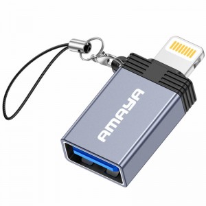Переходник Amaya 01UL Lightning Male to USB Female USB3.0