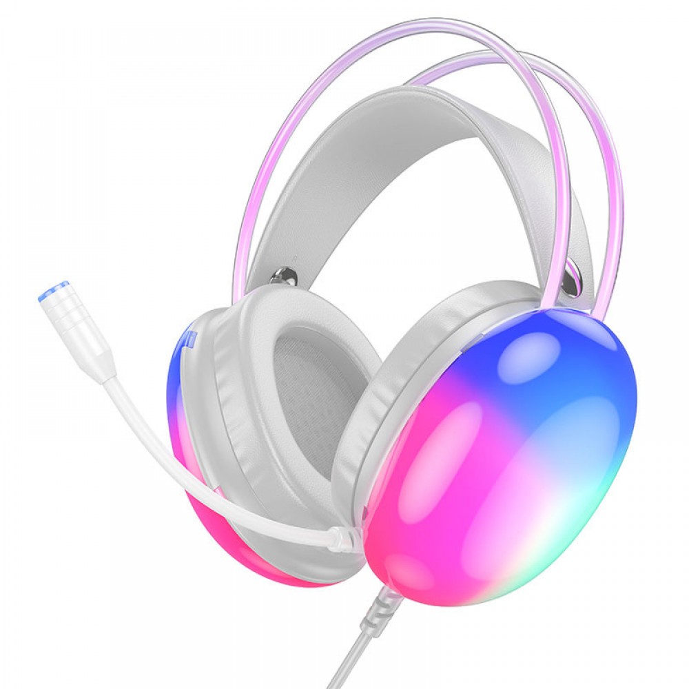 Накладные наушники Hoco W109 Rich gaming (USB+3.5mm/2m)