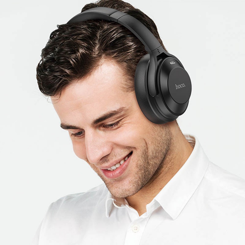 Накладні бездротові навушники Hoco W37 Sound Active Noise Reduction Накладні бездротові навушники Hoco W37 Sound Active Noise Reduction