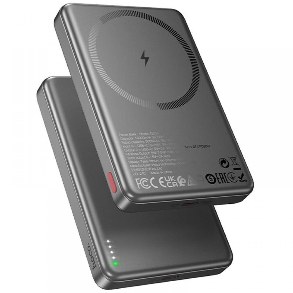 Портативное ЗУ Power Bank Hoco Q26A Joy PD20W с БЗУ 10000 mAh