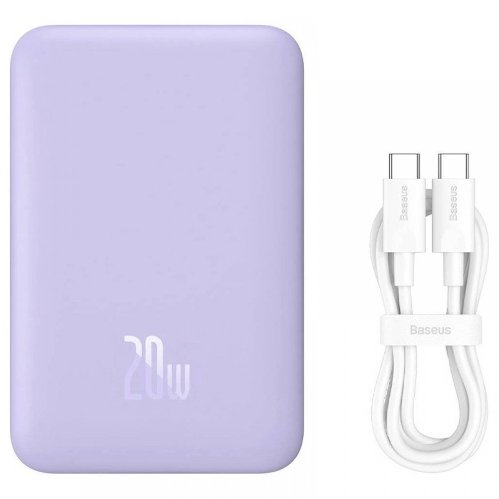 Портативний ЗП Power Bank Baseus Magnetic Mini Air 20W c БЗП 10000 mAh P10059001313