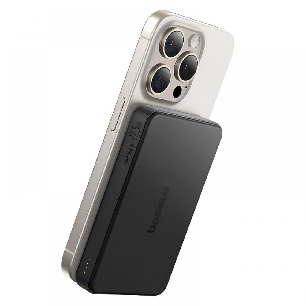 Портативное ЗУ Power Bank Baseus Airpow II OS Qi2 22.5W с БЗУ 10000 mAh (P10080000)
