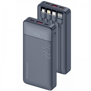 Портативное ЗУ Power Bank Amaya F129 22.5W with cable 10000 mAh