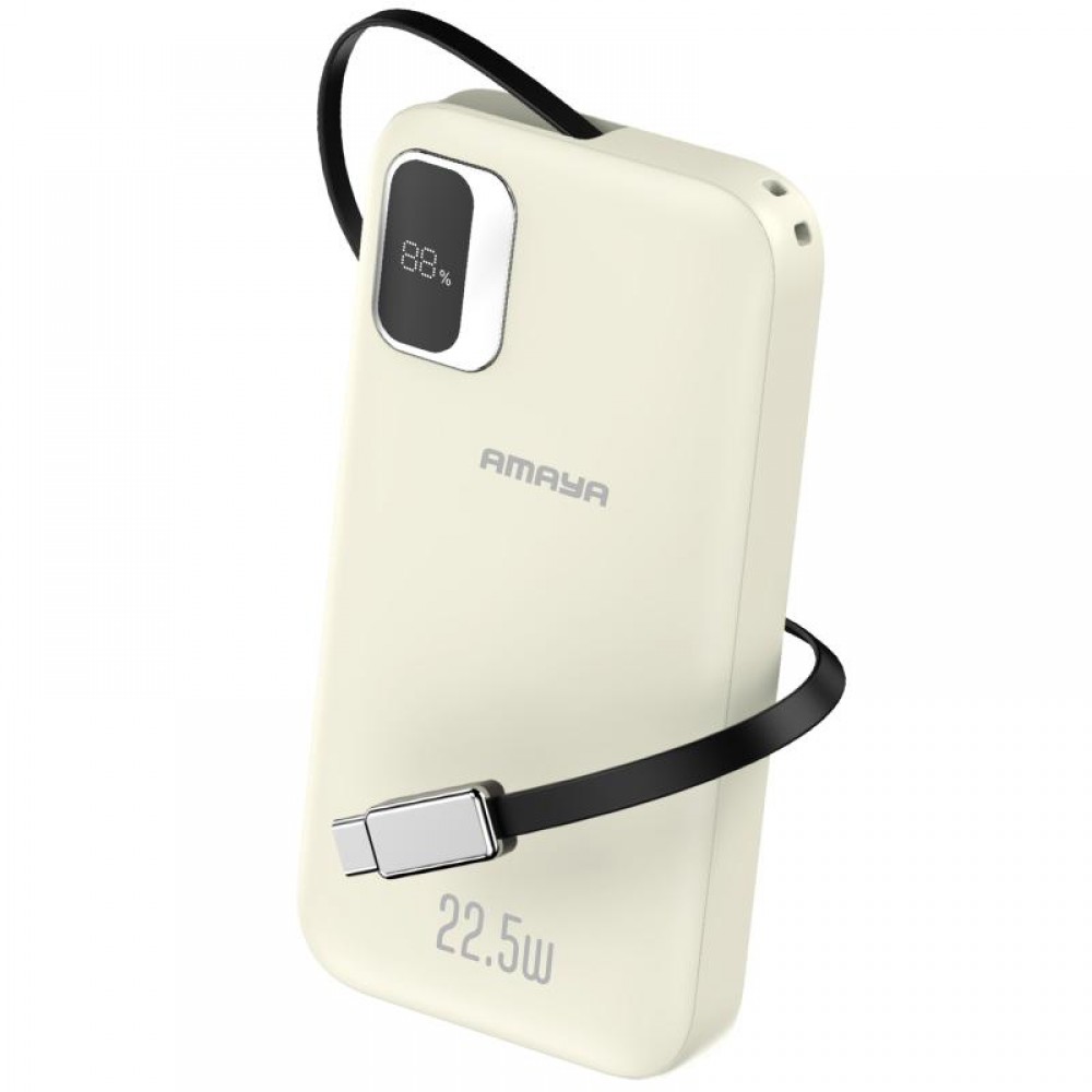 Портативное ЗУ Power Bank Amaya F131 22.5W with display and cable 10000 mAh
