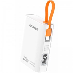Портативное ЗУ Power Bank Amaya FD50 22.5W with display and cable 10000 mAh