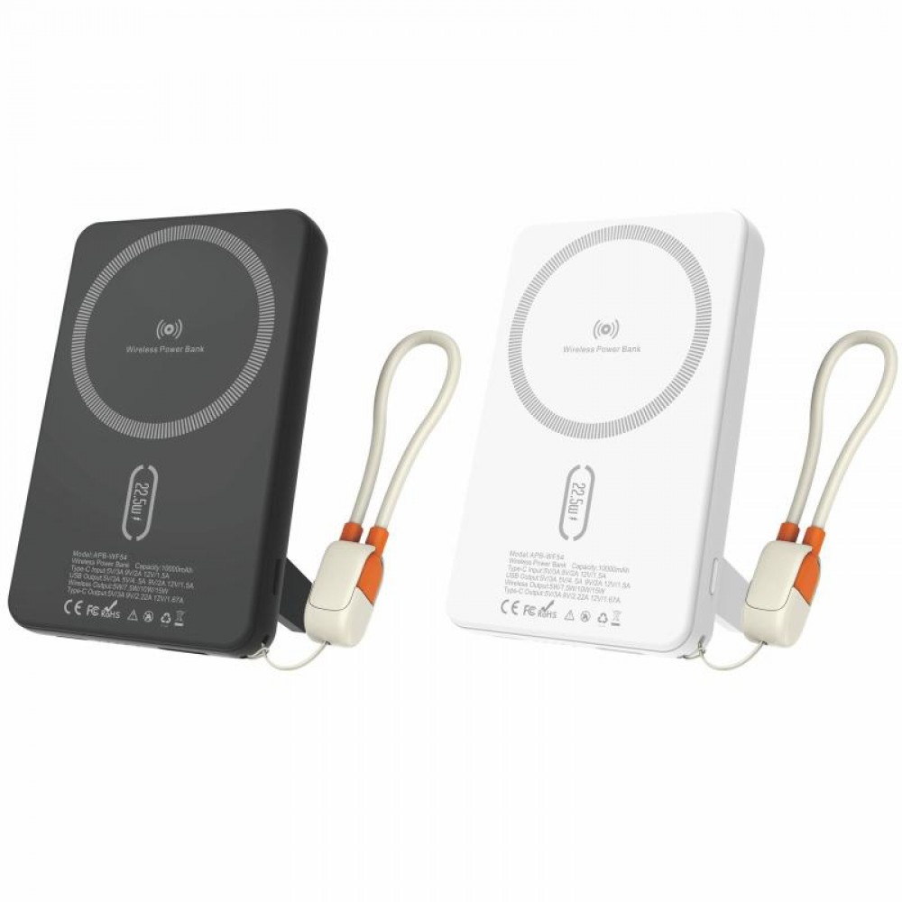 Портативное ЗУ Power Bank Amaya WF54 15W+PD22.5W с БЗУ 10000 mAh