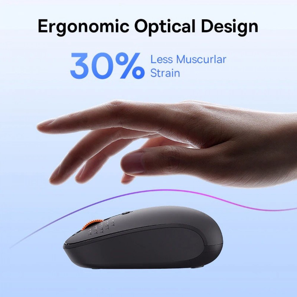 Миша бездротова Baseus F01B Tri-Mode (B01055503833-0)
