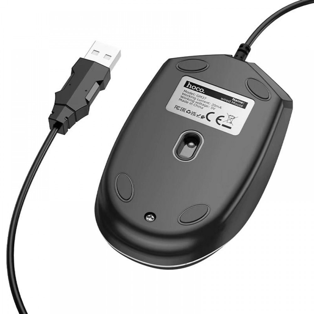 Дротова миша Hoco GM37 Wonderful Gaming Luminous