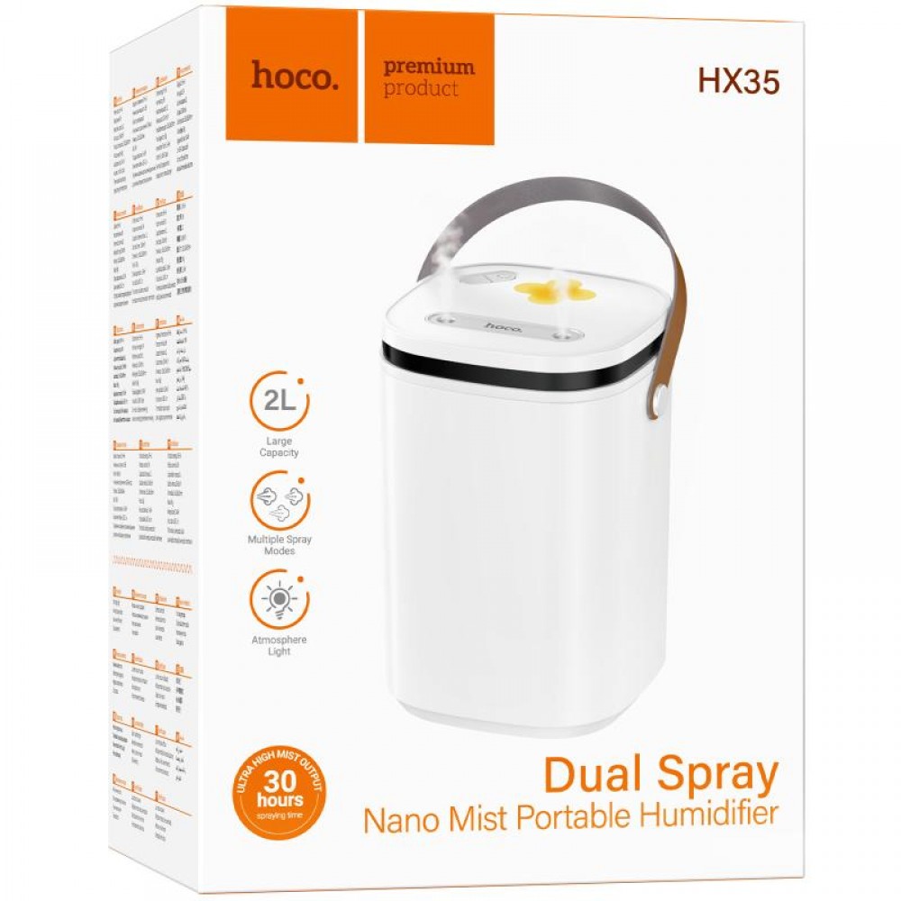 Увлажнитель воздуха Hoco HX35 Mist 2L double spray