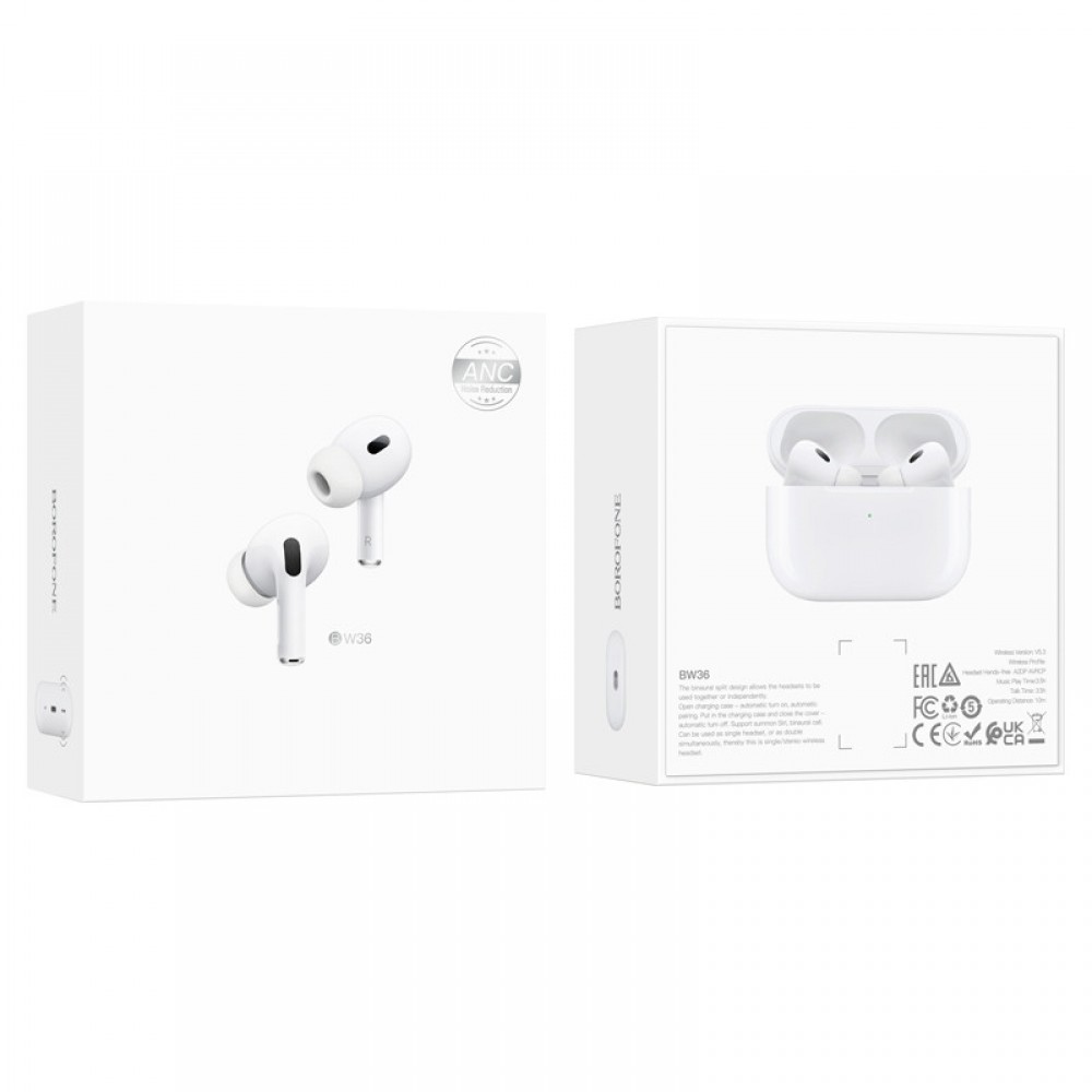 Беспроводные TWS наушники BOROFONE BW36 ANC Беспроводные TWS наушники BOROFONE BW36 ANC