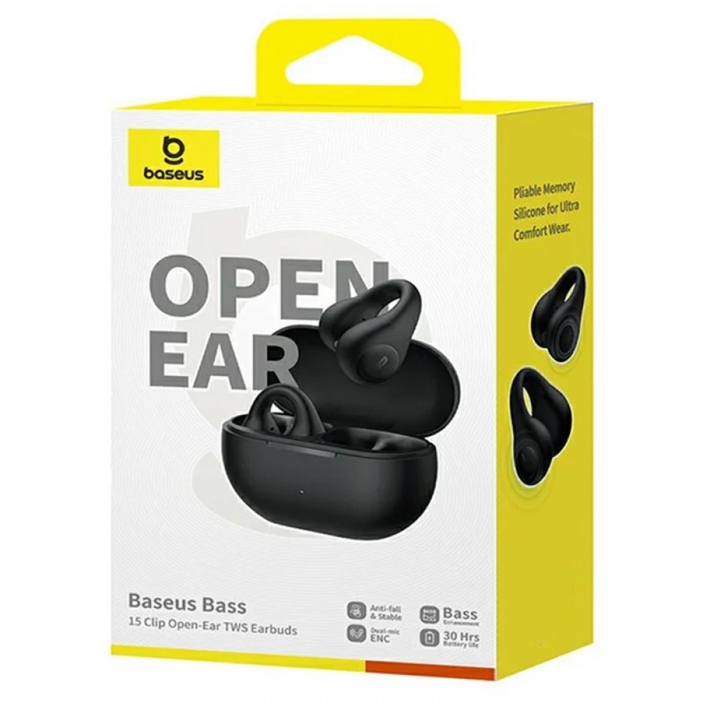 Бездротові TWS навушники Baseus OS Bass 15 Clip Open-Ear (A00079500)