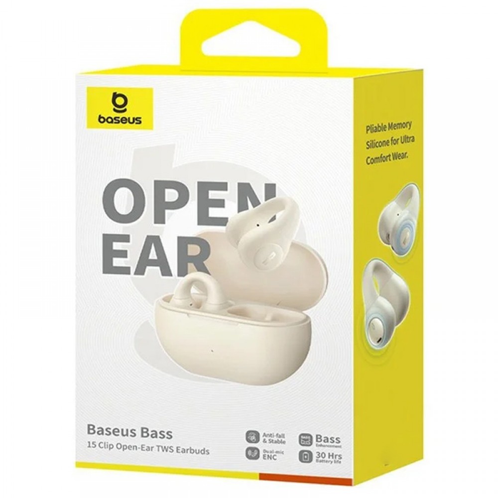 Беспроводные TWS наушники Baseus OS Bass 15 Clip Open-Ear (A00079500)