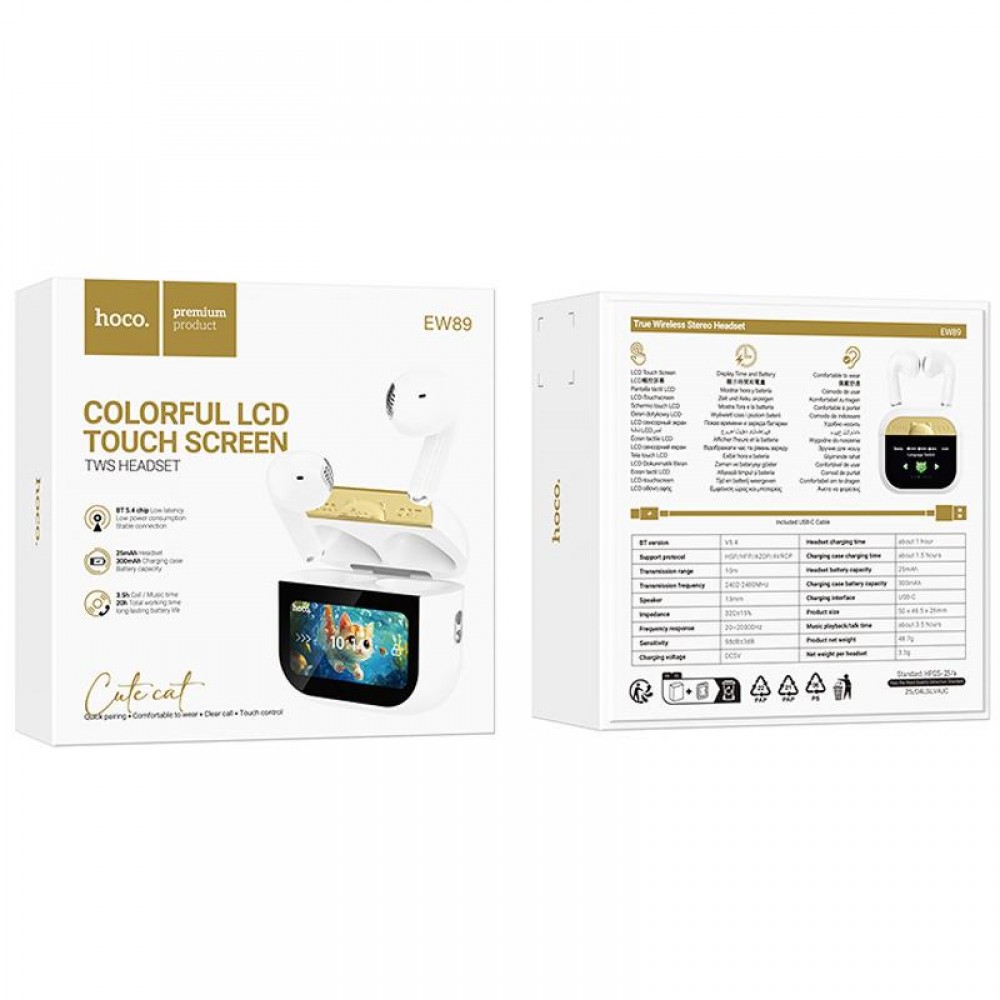 Беспроводные TWS наушники Hoco EW89 Kissa