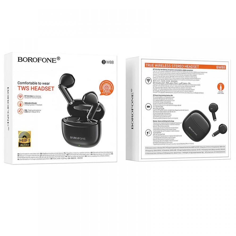 Бездротові TWS навушники Borofone BW88