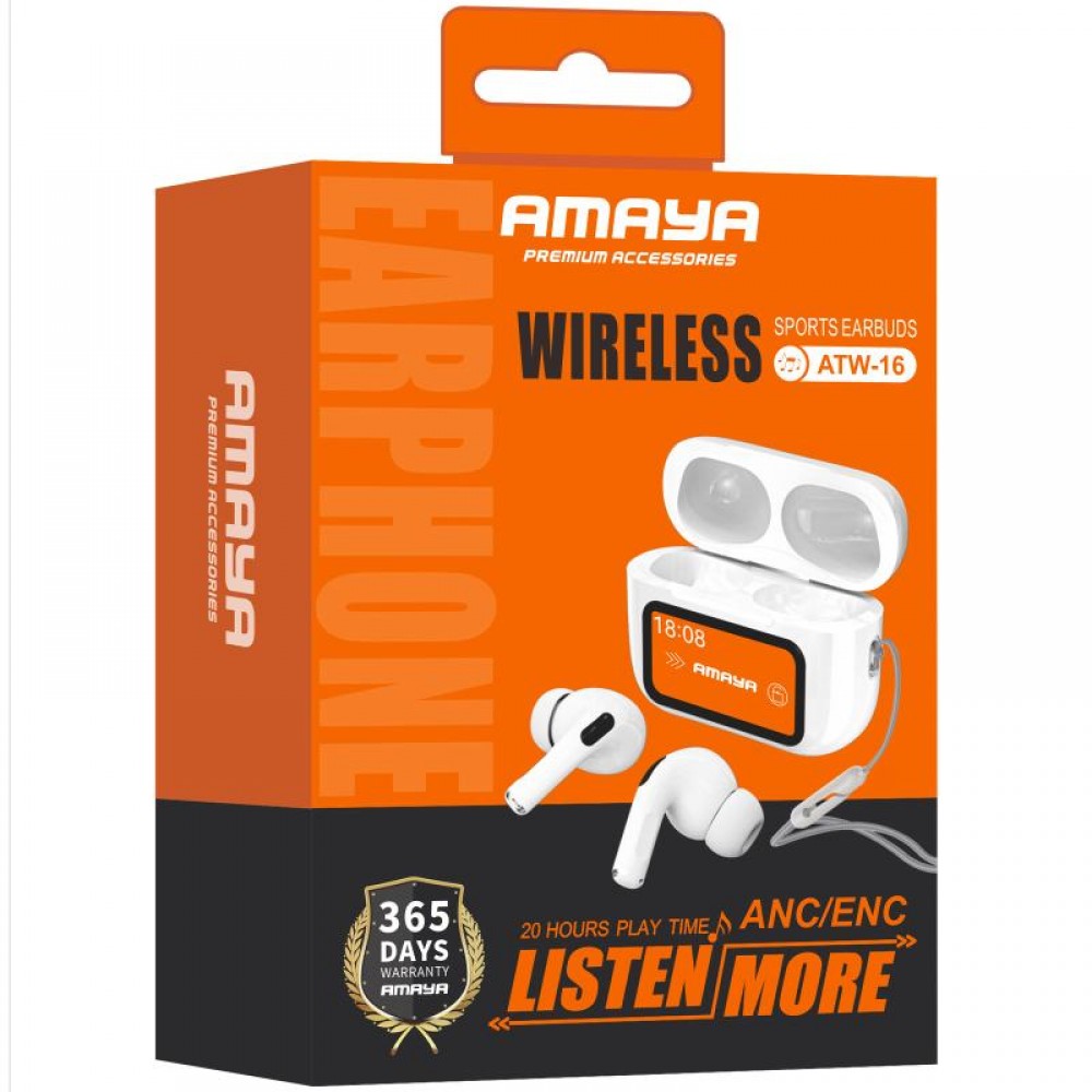 Беспроводные TWS наушники Amaya ATW-16 ANC+ENC
