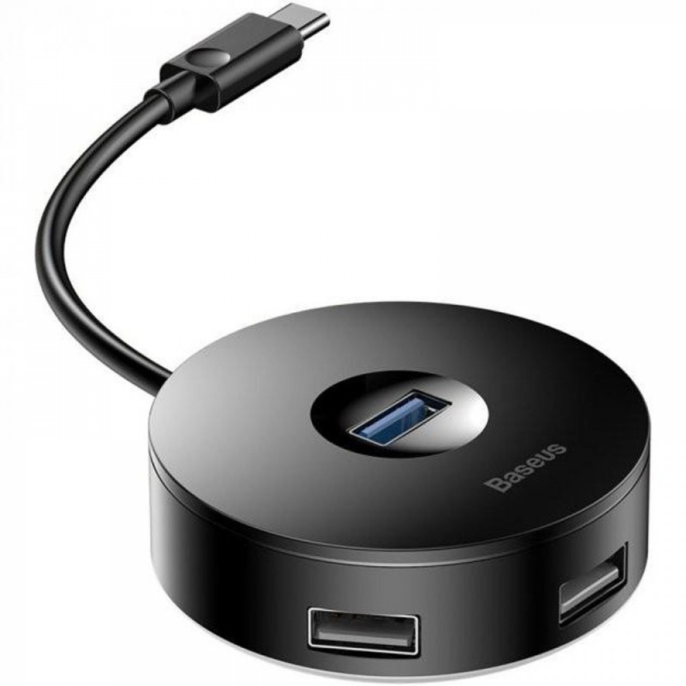 Перехідник HUB Baseus Round Box Type-C to USB 3.0 + 3USB 2.0 (CAHUB-G)