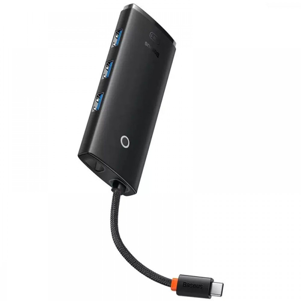 Переходник HUB Baseus Lite Series 5in1 (Type-C to HDMI + 3xUSB 3.0 + PD) (WKQX04)