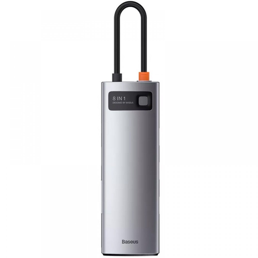 Переходник HUB Baseus Metal Gleam Series 8-in-1 Multifunctional Type-C (CAHUB-CV0G)