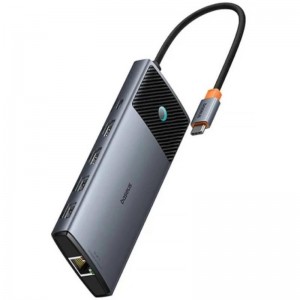 Переходник HUB Baseus Metal Gleam Series II OS 10in1 (B00061800123-00)