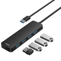 Переходник HUB Baseus UltraJoy Series 4-Port (USB-A to 4xUSB3.0+Type-C) (0.5m) (B0005280B811-04)