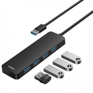 Переходник HUB Baseus UltraJoy Series 4-Port (USB-A to 4xUSB3.0+Type-C) (0.5m) (B0005280B811-04)
