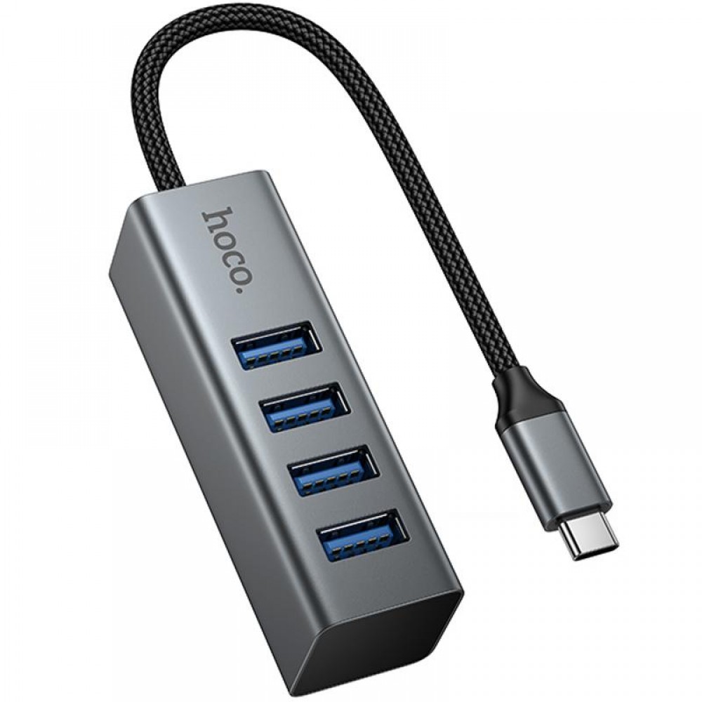 Перехідник HUB Hoco HB1C 4in1 (Type-C to 4xUSB 3.0) (1m)
