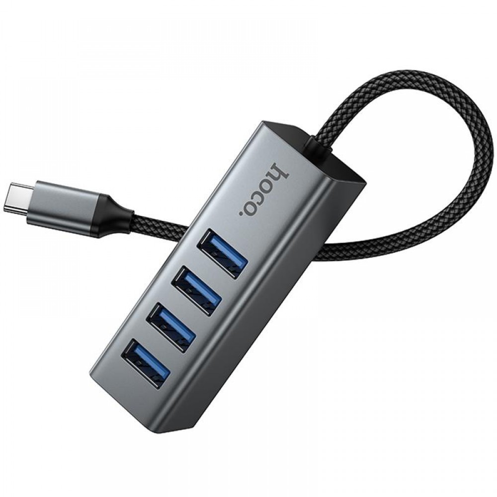 Перехідник HUB Hoco HB1C 4in1 (Type-C to 4xUSB 3.0) (1m)