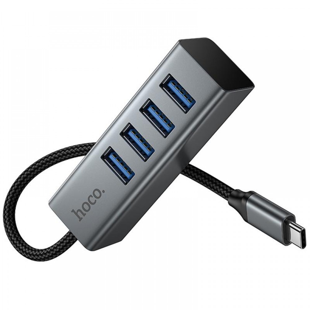 Перехідник HUB Hoco HB1C 4in1 (Type-C to 4xUSB 3.0) (1m)