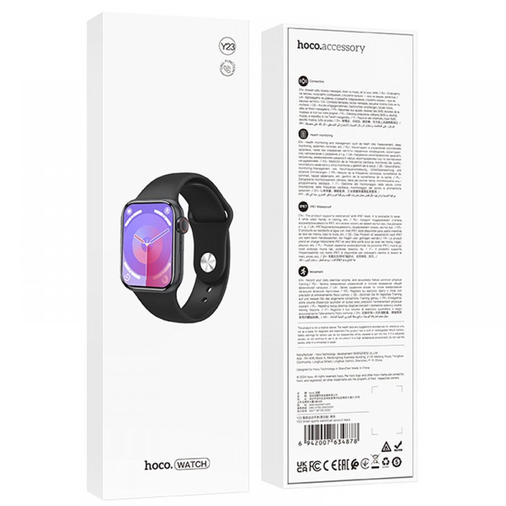 Смарт-годинник Hoco Smart Watch Y23 Smart sports watch (call version)